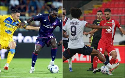 Serie A: Frosinone-Fiorentina 1-1, Monza-Bologna 0-0. Ora Genoa-Roma