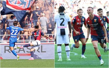 Serie A: Bologna-Empoli finisce 3-0, Udinese-Genoa 2-2. VIDEO