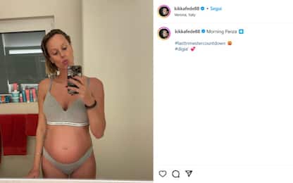 Federica Pellegrini incinta, selfie al sesto mese di gravidanza