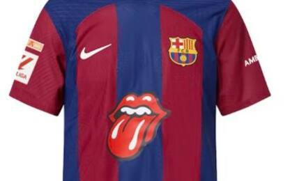 Barcellona-Real Madrid: Rolling Stones sponsor, sold out le maglie