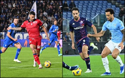 Serie A, Empoli-Atalanta 0-3 e Lazio-Fiorentina 1-0. VIDEO