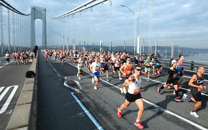 Maratona di New York, 55mila partecipanti alla corsa. FOTO