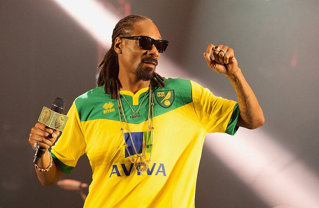 Snoop Dogg con la maglia del Norwich