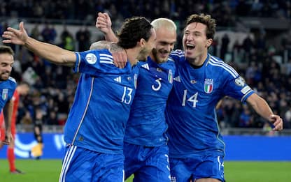 Qualificazioni Euro 2024, Italia-Macedonia del Nord 5-2
