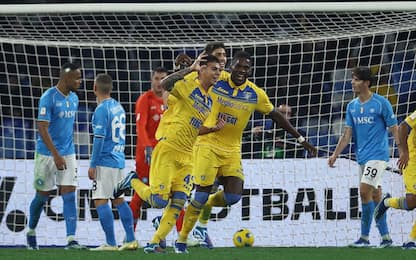 Coppa Italia, Napoli-Frosinone 0-4: gol e cronaca ottavi di finale