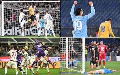 Serie A: Genoa-Inter e Napoli-Monza pari, ok Fiorentina e Lazio. VIDEO