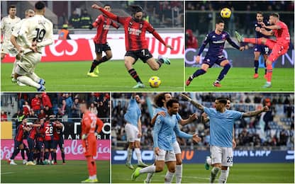 Serie A: vincono Milan, Lazio, Cagliari. Fiorentina-Udinese 2-2. VIDEO
