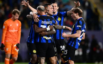 Supercoppa Italiana, Inter-Lazio 3-0: nerazzurri in finale col Napoli