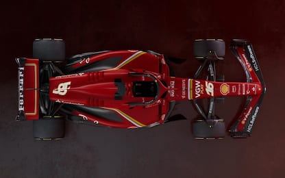 Ferrari F1 2024, presentata la nuova SF-24 di Leclerc e Sainz. Foto