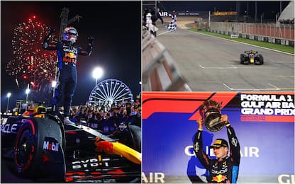 Formula 1, Gp Bahrein: vince Verstappen davanti a Perez e Sainz. VIDEO