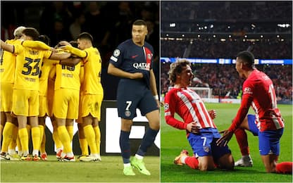 Champions, quarti: PSG-Barcellona 2-3 e Atlético-Borussia 2-1