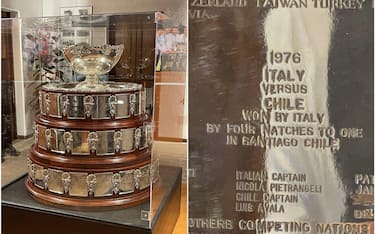 La Coppa Davis ha un refuso dal 1976: "natches" al posto di "matches"