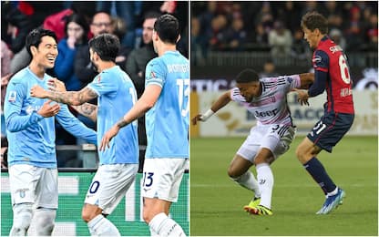 Serie A, Genoa-Lazio 0-1 e Cagliari-Juventus 2-2. HIGHLIGHTS