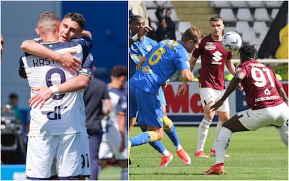Serie A, Sassuolo-Lecce 0-3 e Torino-Frosinone 0-0