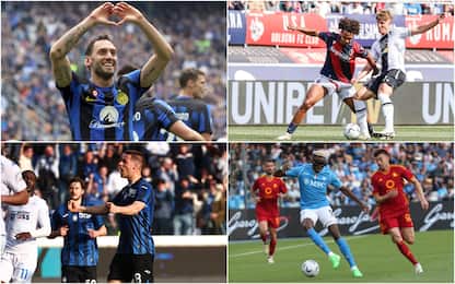 Serie A, vince l'Inter, Atalanta-Empoli 2-0 e Napoli-Roma 2-2