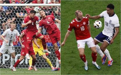 Euro 2024, Slovenia-Serbia e Danimarca-Inghilterra finiscono 1-1
