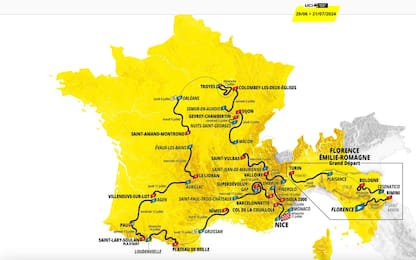Tour de France 2024, 4^ tappa, da Pinerolo a Valloires: il percorso