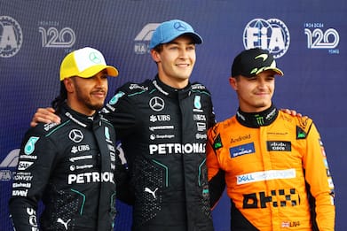 F1 Silverstone, Mercedes di Russell in pole, settima Ferrari di Sainz