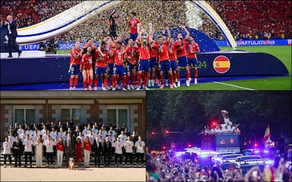 Euro 2024, Spagna campione: la festa di calciatori e tifosi. FOTO