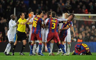 BARCELONA, SPAIN - NOVEMBER 29:  during the La Liga match between Barcelona and Real Madrid at the Camp Nou Stadium on November 29, 2010 in Barcelona, Spain.  (Photo by David Ramos/Getty Images)