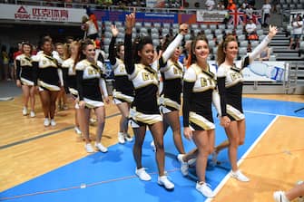 27.06.2015., Croatia, Zadar -  Opening of  European   cheerleader Championship "European cheerleading championships in 2015". Today and tomorrow   their dance acrobatic skills will show more than 1,500 competitors.
Photo: Dino Stanin/PIXSELL