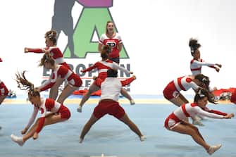 27.06.2015., Croatia, Zadar -  Opening of  European   cheerleader Championship "European cheerleading championships in 2015". Today and tomorrow   their dance acrobatic skills will show more than 1,500 competitors.
Photo: Dino Stanin/PIXSELL