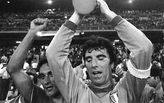 Il portiere Dino Zoff