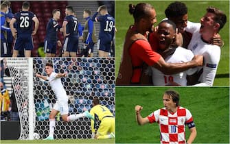 Euro 2020, le immagini del Gruppo D con Inghilterra, Croazia, Repubblica Ceca e Scozia