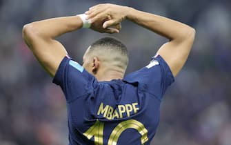 Kylian Mbappe of France celebrates his goal 3-3 during the FIFA World Cup 2022, Final football match between Argentina and France on December 18, 2022 at Lusail Stadium in Al Daayen, Qatar - Photo: Sebastian El-saqqa/DPPI/LiveMedia