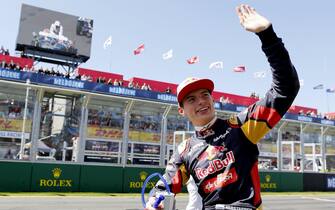 Max Verstappen al debutto in F1 nel 2015 in Australia