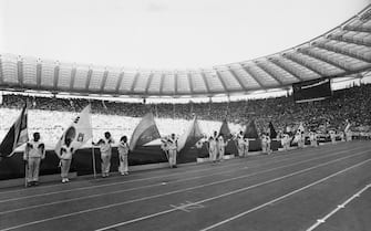 ©Lapresse
Roma 08-06-1990
Cerimonia di apertura Mondiali '90
Nella foto: una fase della cerimonia di apertura dei Mondiali del '90
B4839