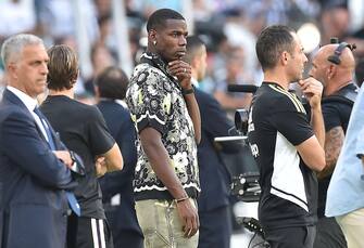 JuventusÃ?? Paul Pogba during the italian Serie A soccer match Juventus FC vs AS Roma at the Allianz Stadium in Turin, Italy, 27 august 2022 ANSA/ALESSANDRO DI MARCO