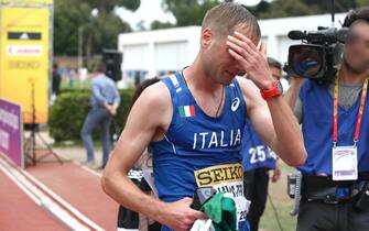 Coppa del Mondo di Marcia a Roma Alex Schwazer, winner of Iaaf World Race Walking Team Championships 50 km, Rome, 08 May 2016. ANSA / Giancarlo Colombo - Fidal - Press Office +++ANSA PROVIDES ACCESS TO THIS HANDOUT PHOTO TO BE USED SOLELY TO ILLUSTRATE NEWS REPORTING OR COMMENTARY ON THE FACTS OR EVENTS DEPICTED IN THIS IMAGE; NO ARCHIVING; NO LICENSING+++