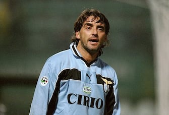 5 Jan 2000:  Roberto Mancini of Lazio in action during the Serie A match against Venezia played at the Pialugi Penzo Stadium in Venice, Italy. Venezia won the game 2-0. \ Mandatory Credit: Claudio Villa /Allsport
