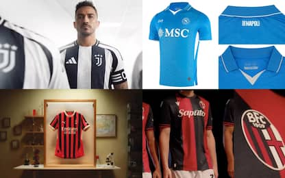 Serie A 2024-2025, dalla Juventus al Milan: ecco le nuove maglie