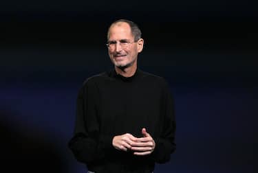 SAN FRANCISCO, CA - MARCH 02:  Apple CEO Steve Jobs speaks during an Apple Special event to unveil the new iPad 2 at the Yerba Buena Center for the Arts on March 2, 2011 in San Francisco, California. Apple unveiled the iPad 2 as the successor to its popular tablet, the iPad.  (Photo by Justin Sullivan/Getty Images)