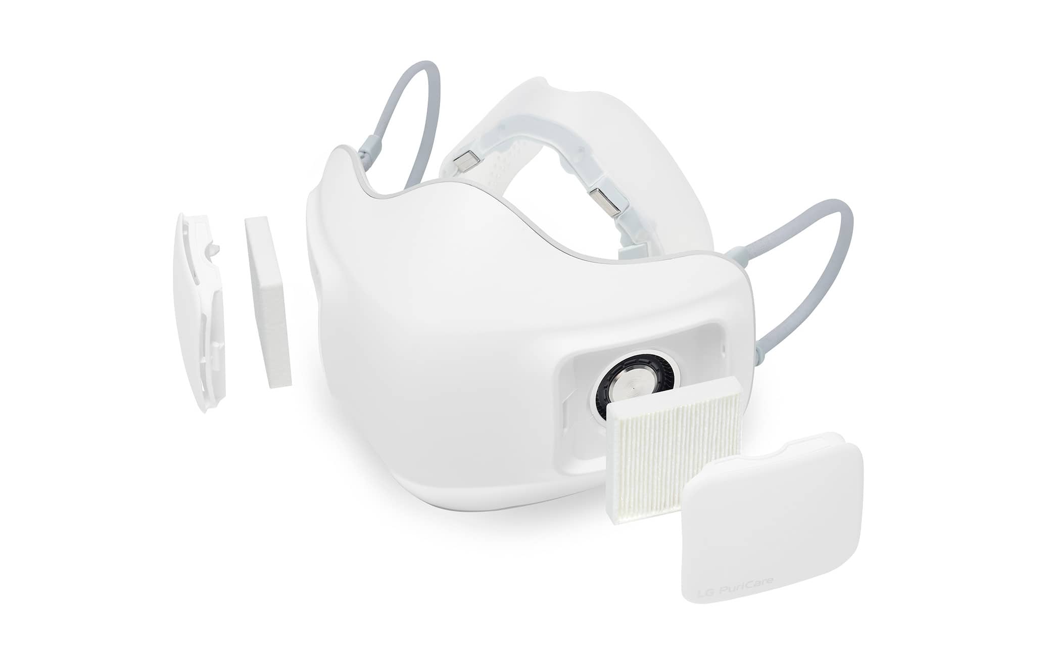La "mascherina elettronica" LG PuriCare Wearable Air Purifier