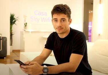 Charles Leclerc digital ambassador di Sky Wifi