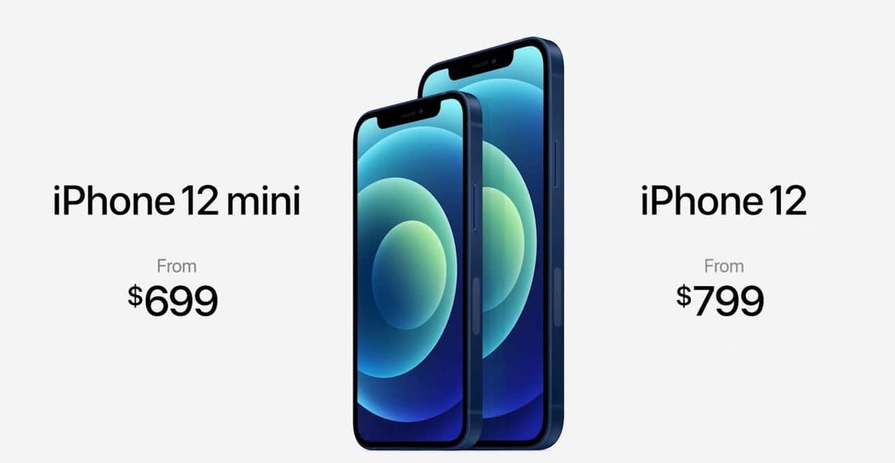 I prezzi di iPhone 12 e 12 Mini