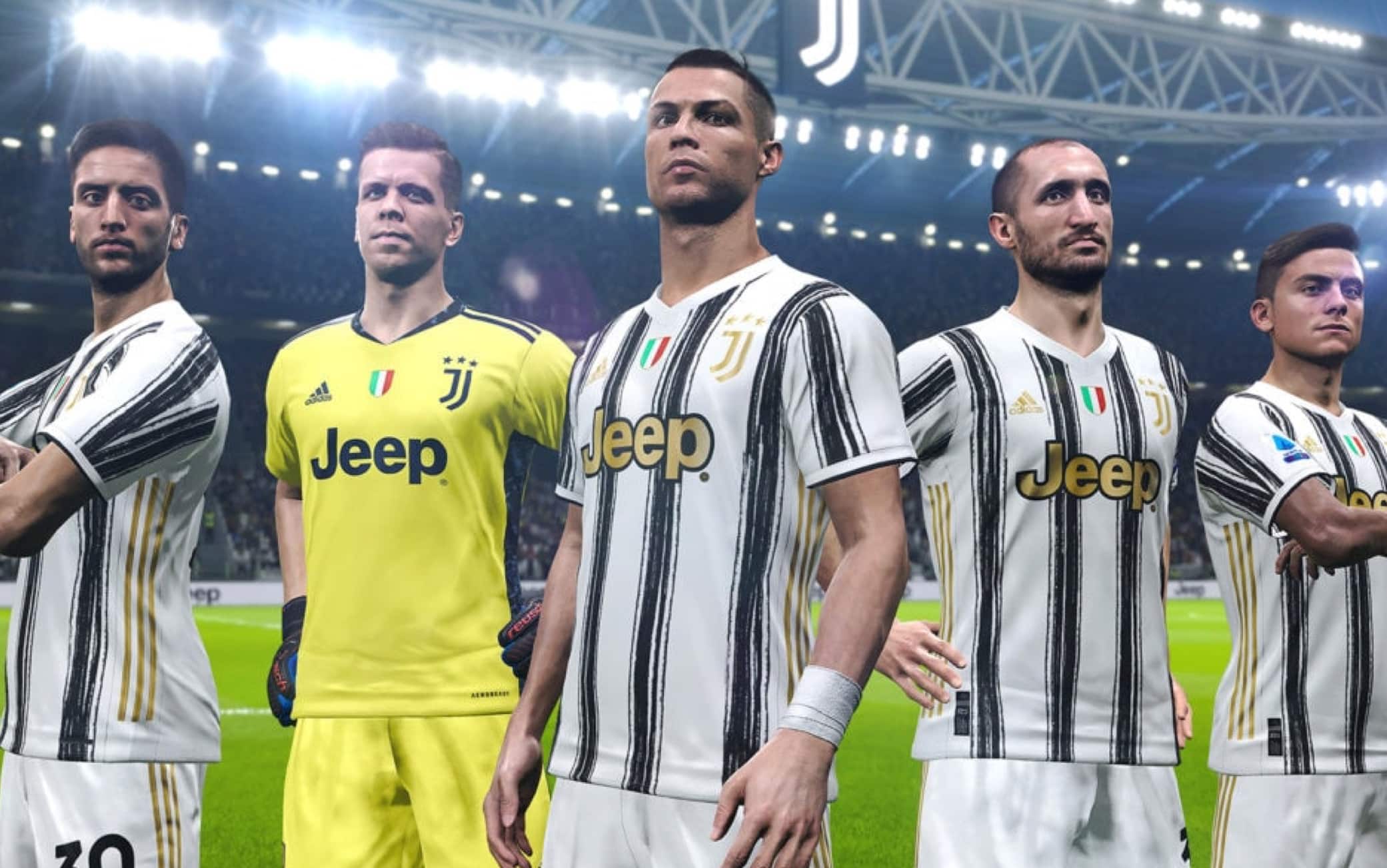 La Juventus su Pes 2021