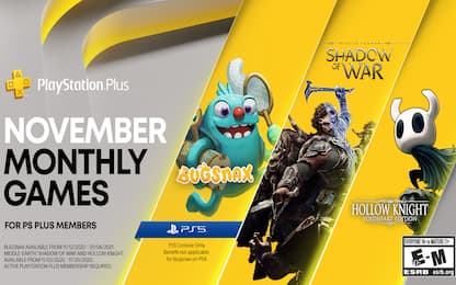 PS Plus, i giochi gratis di novembre per PS4 e PS5