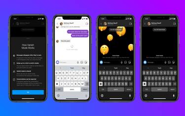 Facebook: in arrivo la Vanish Mode su Messenger e Instagram