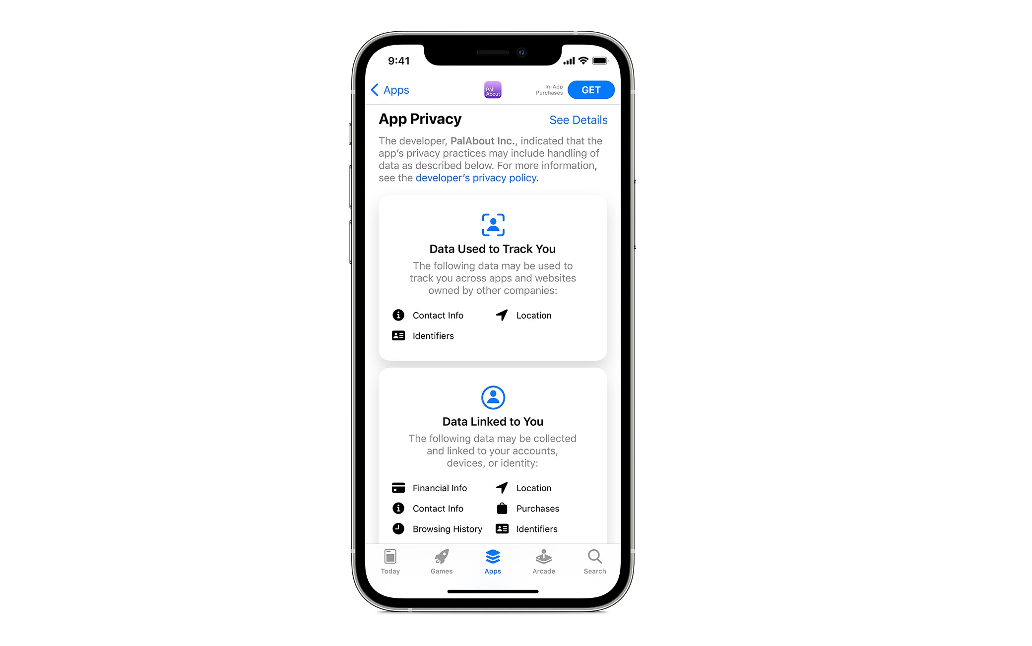 La nuova sezione dell'App Store dedicata alla privacy di ogni singola app La nuova sezione dell'App Store dedicata alla privacy di ogni singola app
