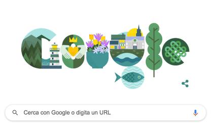 San Patrizio, la festa protagonista del Doodle di Google di oggi