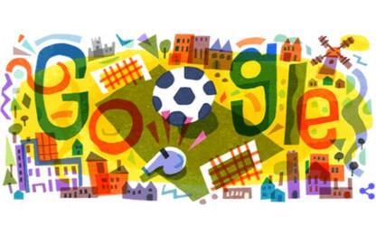 Europei 2020, Google dedica il doodle di oggi al torneo Uefa