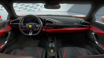 Gli interni della nuova Ferrari 296GTB