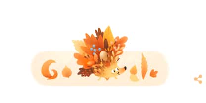 Il Doodle di Google di oggi dà il benvenuto all’autunno