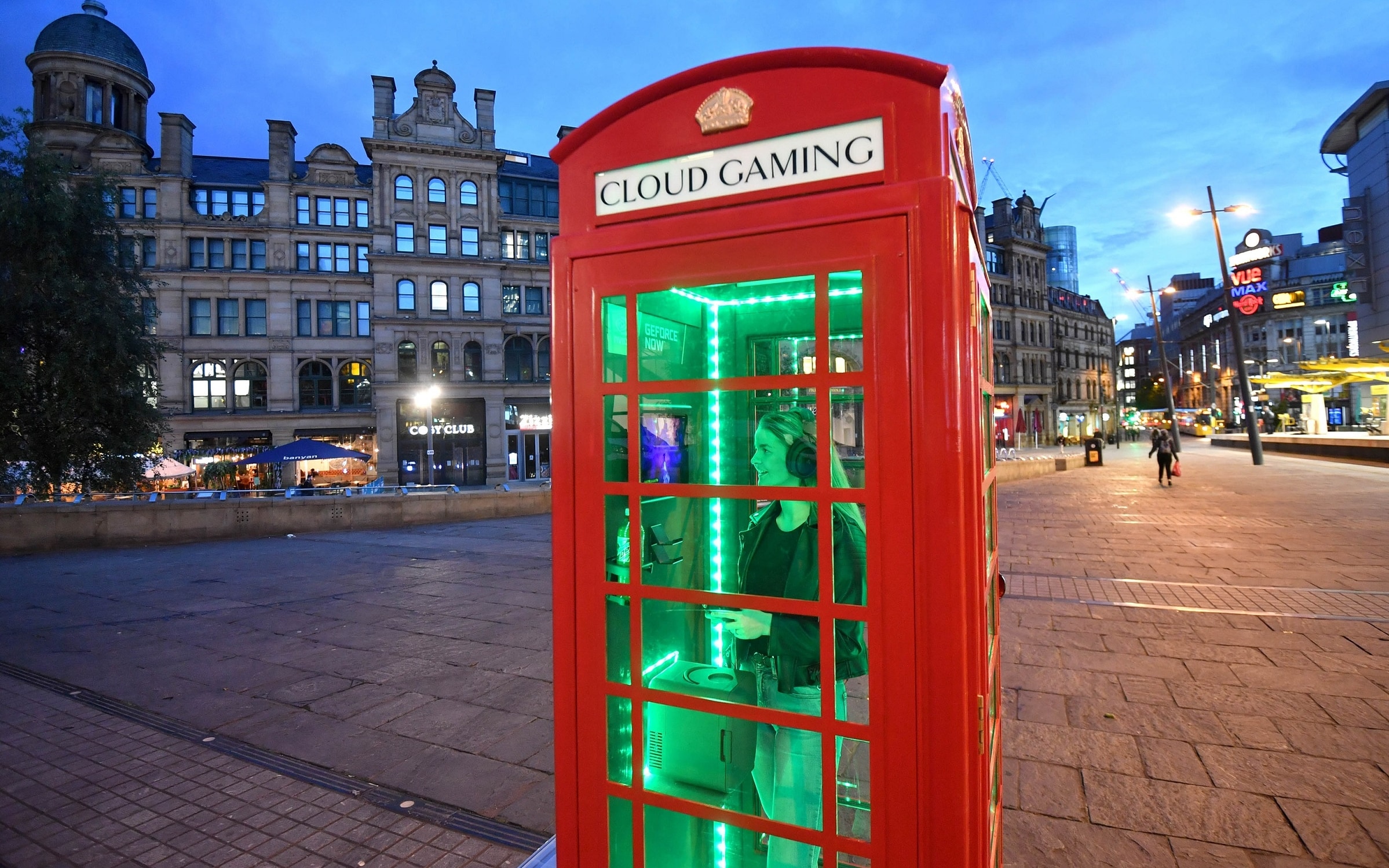 Manchester, the smallest arcade in the world is in a phone booth