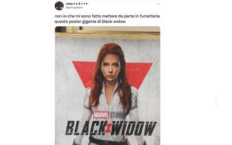 The post on Black Widow