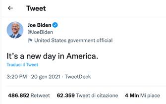 Joe Biden's post